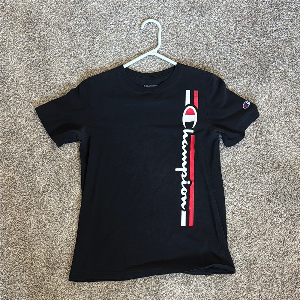 Champion Black Graphic Tee